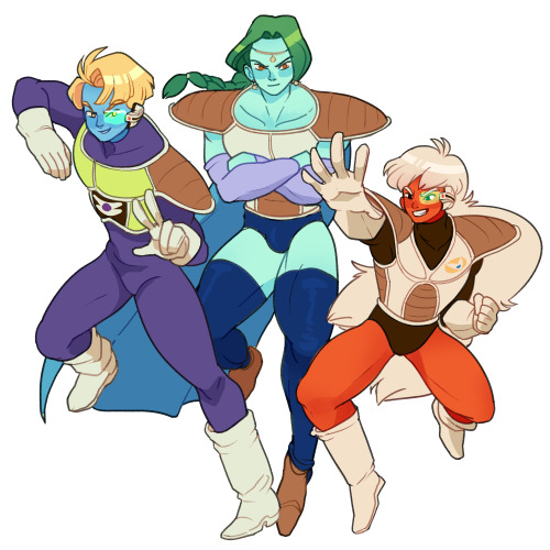 quixoticprince: About to rewatch dragon ball for the summer… So I decided to draw the pretty aliens 