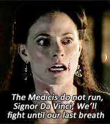 charleishunnam:  da vinci’s demons + our badass females in season 2.