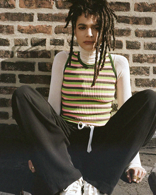 SASHA LANE photographed by Deirdre Lewis for PORTER magazine (May, 2022)