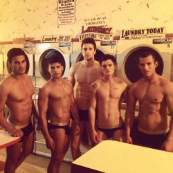 Dugg-Mens-Underwear:  Laundry Time At The Andrew Christian Laundromat!