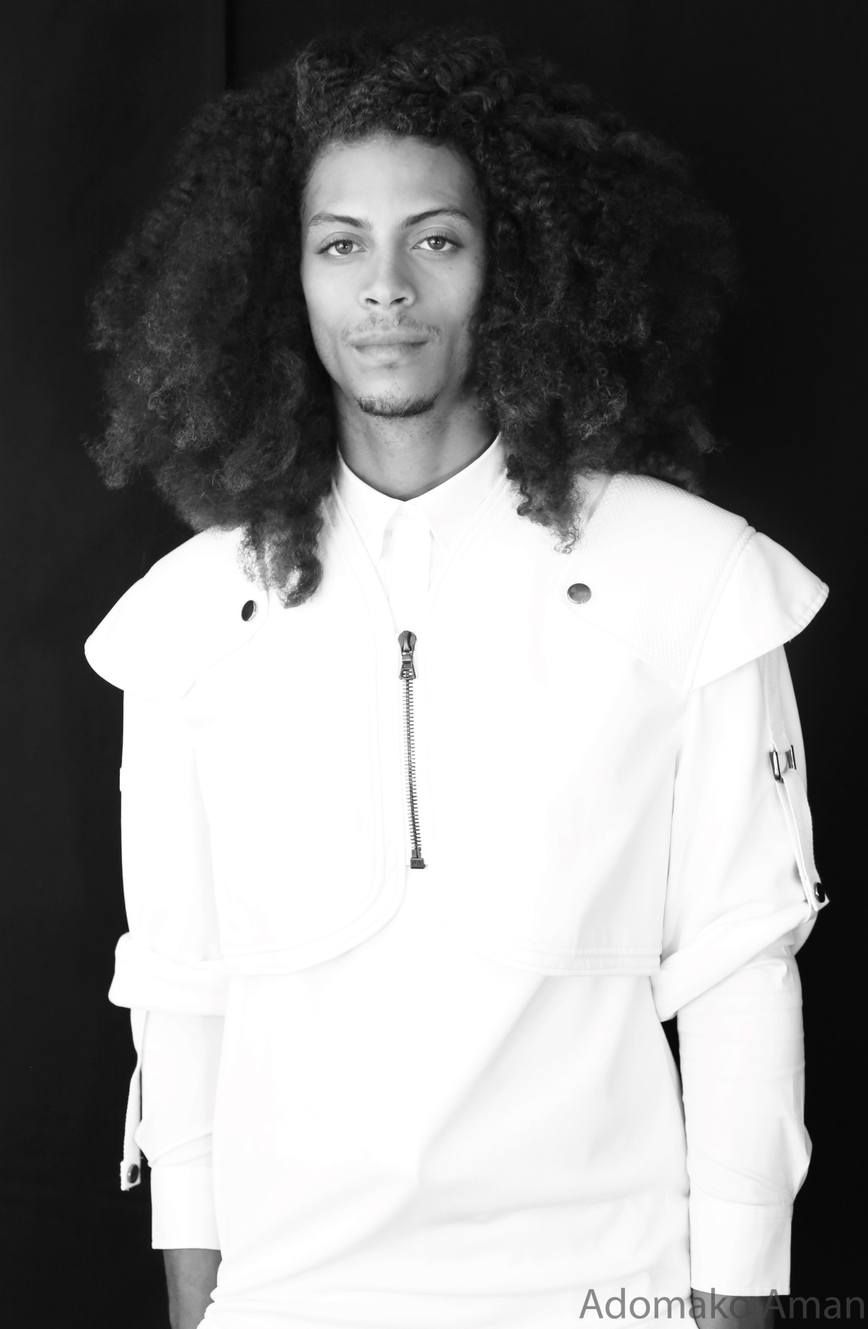 adomakoaman:  Dorian from @dnamodels at @madefw/ milkstudios backstage of @rochambeaunyc