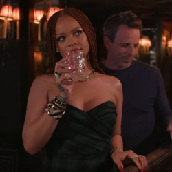 disconymph:   Seth and Rihanna Go Day Drinking