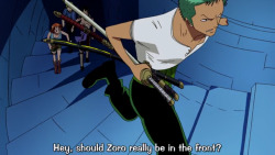 Luffys-Hat:  Zoro Just Can’t Catch A Break In This Movie