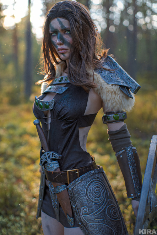 blablabladg:Lyumos as Aela (Skyrim)