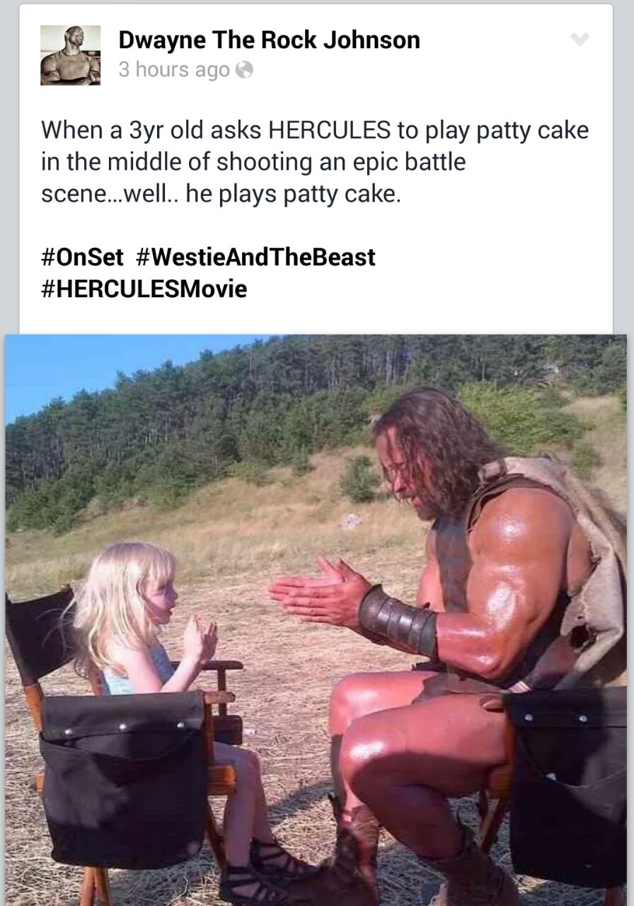 the-goddamazon:  note-a-bear:  mattgorman:  Following The Rock on FB was the best