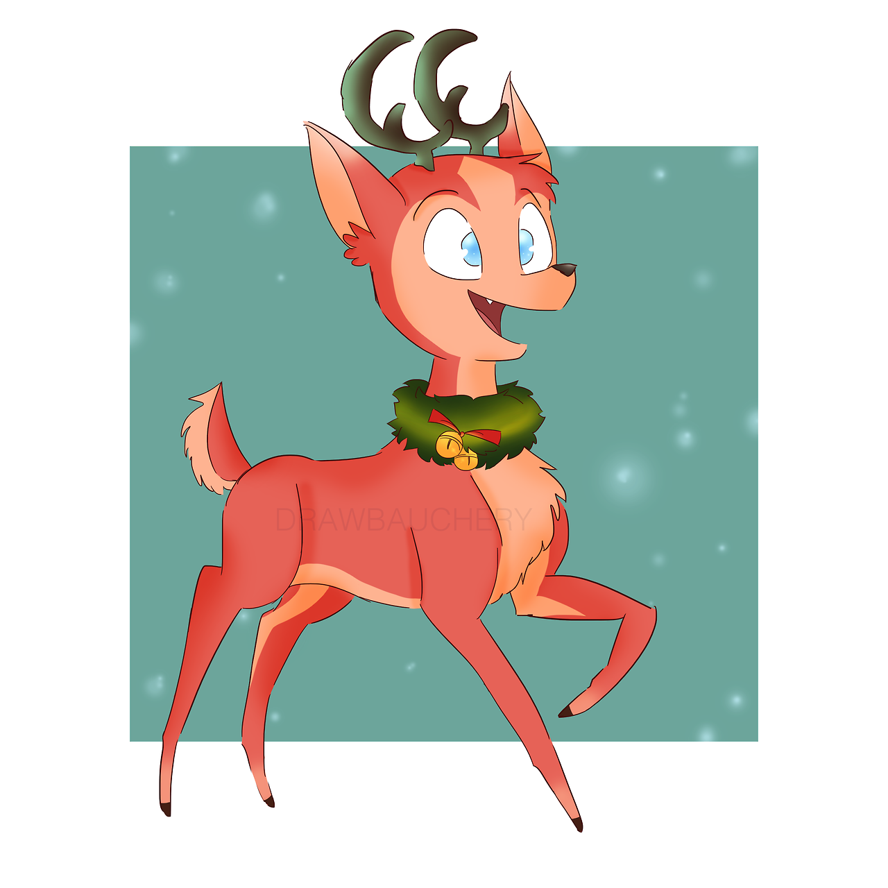 drawbauchery: MER CHISMAS!!! Have some reindeer babs bonus:   fuck it it’s not