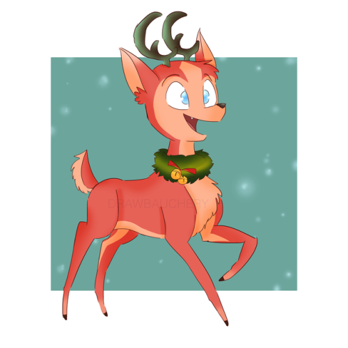 drawbauchery: MER CHISMAS!!! Have some reindeer babs bonus:  