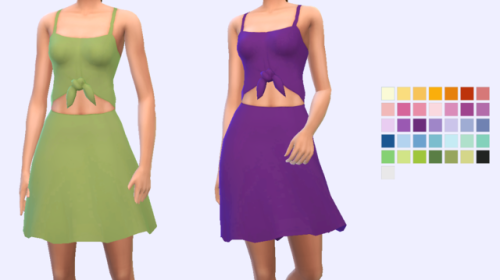 Nolan Sims’ Mod Midriff Dress in Luasims’ Colors.36 colors total. You need the meshColor