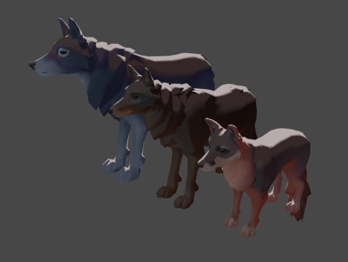 Been teaching myself how to use Blender, by modeling a bunch of low-poly animals. Big surprise, they