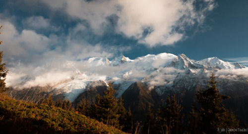 Massif du Mont-Blanc.(Haute-Savoie - Octobre 2021).A Julie…© Quentin Douchet.