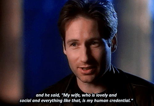 reasonandfaithinharmony: “…sometimes I think about Scully as Mulder’s human credential.”Inside The X