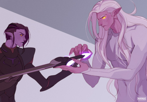 Tier for patron on patreon Cloned Resurrected Lotor gets his sword back by Acxa