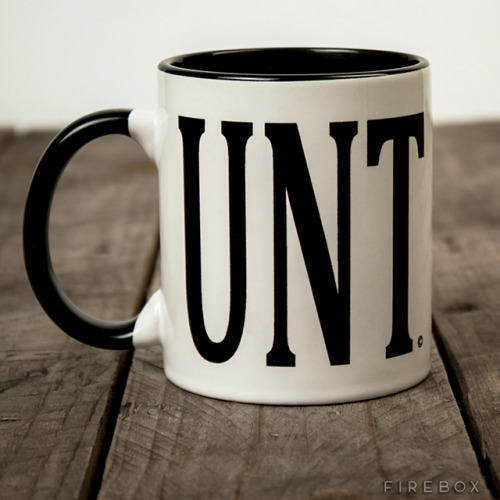 laughingsquid:  UNT Mug, Mysterious Ceramic Cup With a C-Shaped Handle 