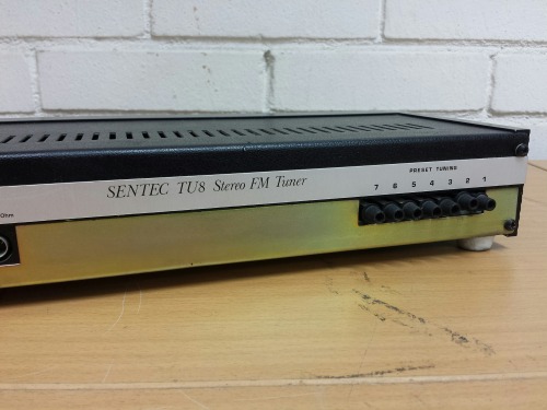 Sentec TU-8 Quartz Controlled FM Tuner, 1979