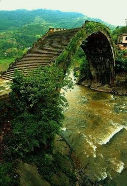 bluepueblo:  Ming Dynasty Bridge, China photo