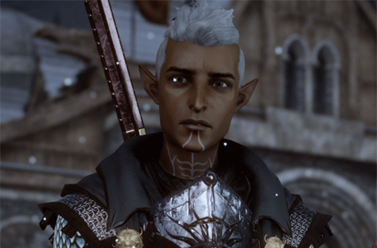thereluctantinquisitor:  Varric: So, elf. How’s the cold treating you? Fenris: