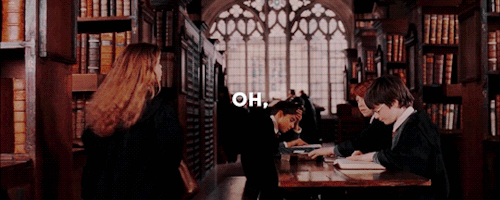 hugvvarts:“Harry — I think I’ve just understood something! I’ve got to go to the library!” And she s