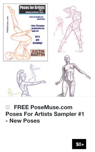 Pose Reference — Just added this free pdf download for y'all! FREE