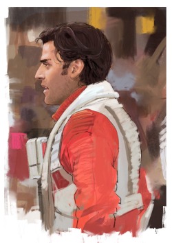 charliegriak:  Poe Dameron sketch 