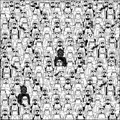 tastefullyoffensive: Find the Panda: Star Wars Edition (via oneste) (bigger)