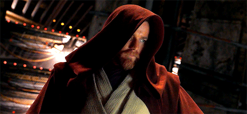 bilyrusso:Obi-Wan Kenobi with his hood up
