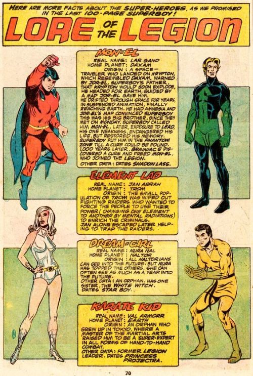 cockrum1970s: customer569330:  Lore of the Legion Art by Dave Cocrum  the Comics Code ain’t sh