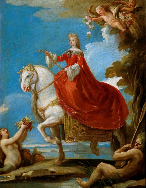 Portrait of Maria Anna of Neuburg, 1694, Luca Giordanohttps://www.wikiart.org/en/luca-giordano/portr