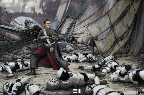 pixalry:  Star Wars: Rogue One Illustrations - Created by Erik Maell 