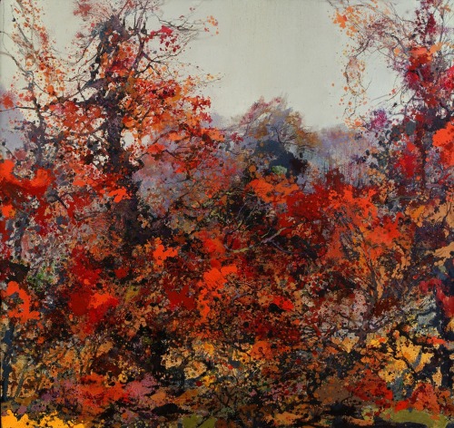 insipit:Hong Ling (洪凌) (1955, China)Abstract landscapesHong Ling is a contemporary Chinese painter, 