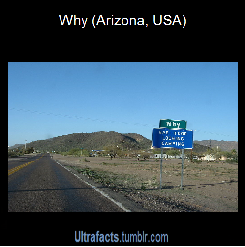 thefabuloussquirrel:  ultrafacts:  10 Cities with the funniest names (Part 1) More