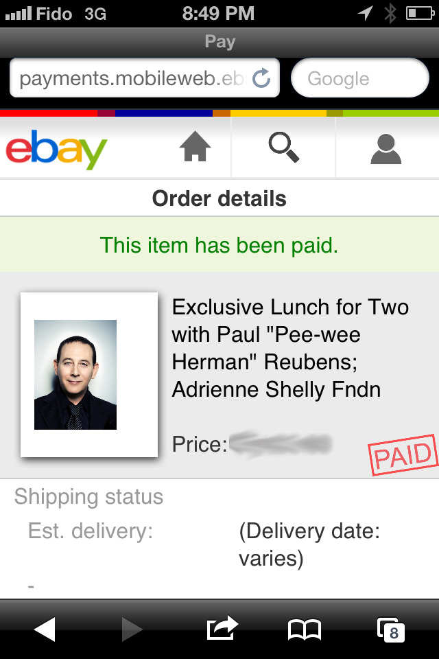 The countdown is on… Last year in December I won an auction which benefited the Adrienne Shelly Foundation (benefiting women filmmakers) to have lunch with Mr. Paul Reubens (aka Pee-wee Herman). I have always wanted to tell Paul what he meant to me...