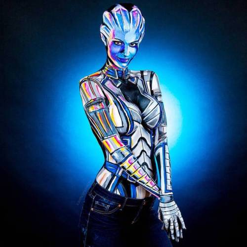 Liara I painted Live on https://www.twitch.tv/kaypikefashion The Print is Available: http://bit.ly/