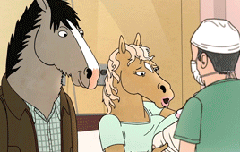 horseman-bojack:Season 4, Episode 11 - Time’s Arrow“It’s a warm summer night, and the fireflies are 