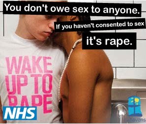 fucknorapeapologists:  thisisrapeculture:  This may be one of the first ads I’ve seen that doesn’t merely enforce “no means no,” which can be problematic when not coupled with the idea of enthusiastic consent because it tacitly implies that people