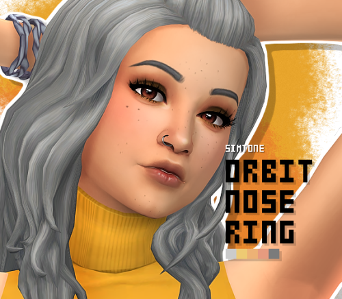 simtone: ORBIT _ Nosering 5 swatches Base game compatible, disabled for random  Accessory category, 