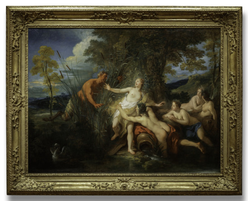 cma-european-art: Pan and Syrinx, Jean François de Troy , 1720, Cleveland Museum of Art: European Pa