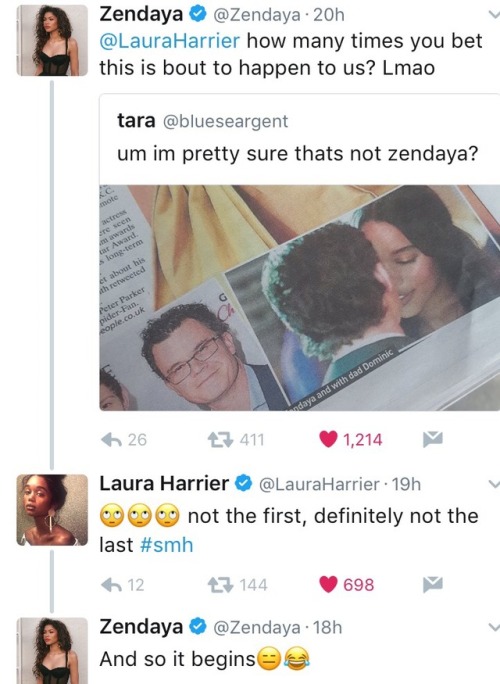 mspurple23: Zendaya and Laura Trolling