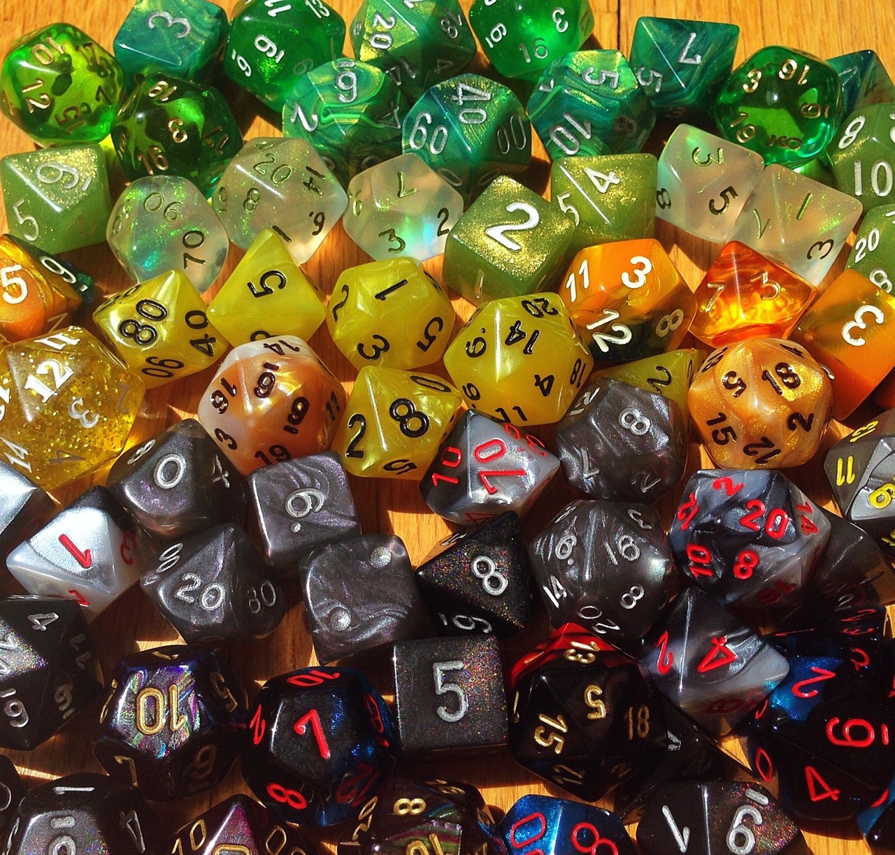 battlecrazed-axe-mage: Pride dice week: Compilation
