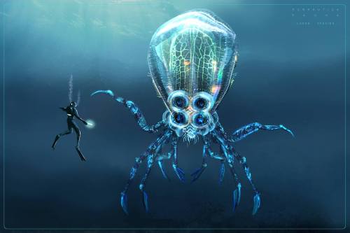 -Subnautica Fauna- 2014 Another random critter concept sketch from Subnautica! Cheers! Feel free to