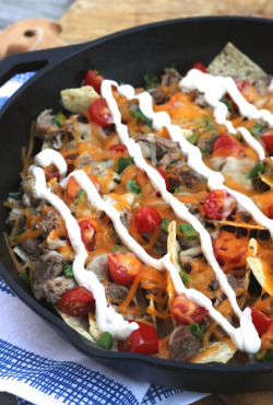 verticalfood:  Carnita Nachos w/ Chipotle-Lime