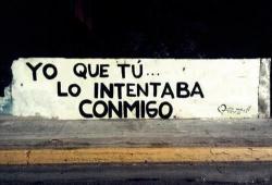 I'm tired to feeling alone.