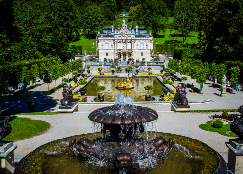 liebesdeutschland:  Schloss Linderhof  Graswangtal (Bayern)   Der kleinste Traum von Ludwig II.