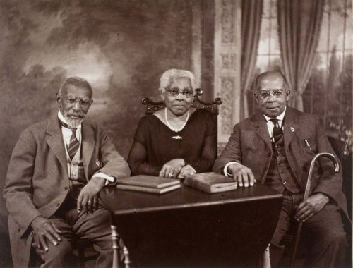 Portrait of Two Brothers and their Sister   by James Van Der Zee   1931