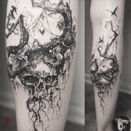 magical illustrative tattoo by Robson Carvalho (14) - KickAss Things