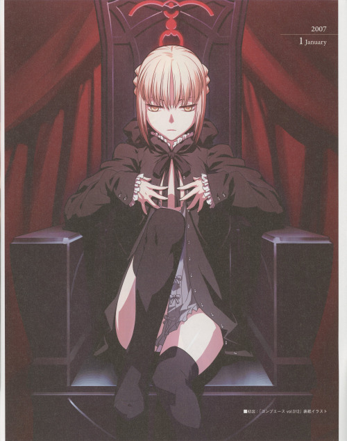 animeslovenija:  From Fate/Art Chronicle booklet, you can get it at the source, or check the complete gallery, if want to check if it’s worth it. None of this is exactly new, but you might have seen them reuploaded to image aggregators recently.