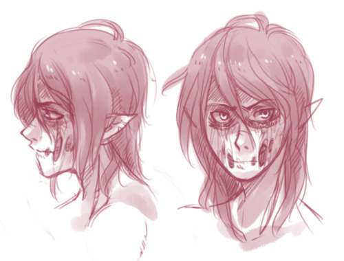zilleniose:  zombie!eren cause some friends and i were going nuts with an au the other day haha