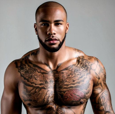 dominicanblackboy:  Sexy gorgeous hot tatted muscle ass Steven Beck!😍😘