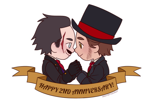 amurderousduet: June 9th is the 2nd anniversary of our RothFrye Discord server Can’t believe i