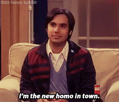 tbbt-faves:  Favorite Bloopers. (19/?)Season 4: Kunal.“I’m the new homo in town.”