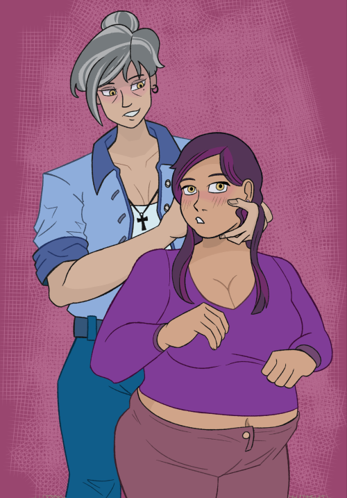 Just A Woman And A Younger Girl She Bagged At The Bar (with Suspiciously Similar Eye Color...)